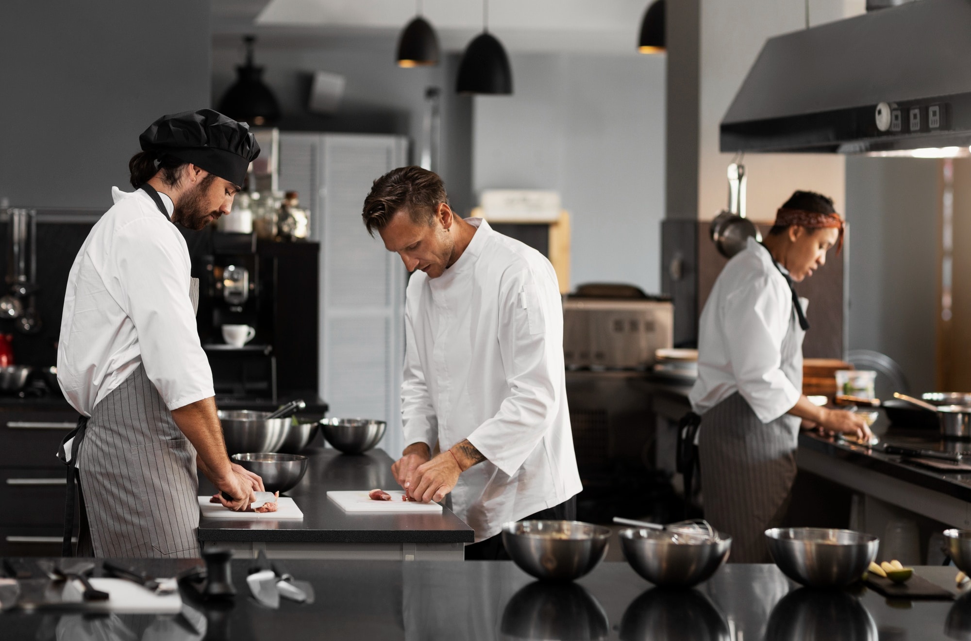 kitchen, commercial kitchen