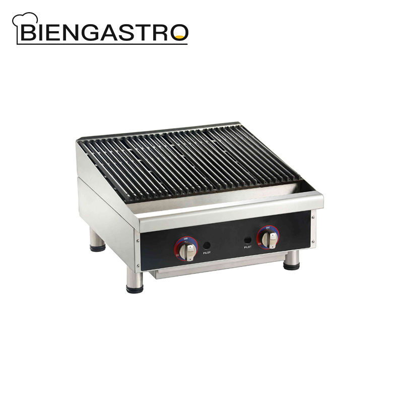 Gas Lava Rock Barbecue Grill Machine