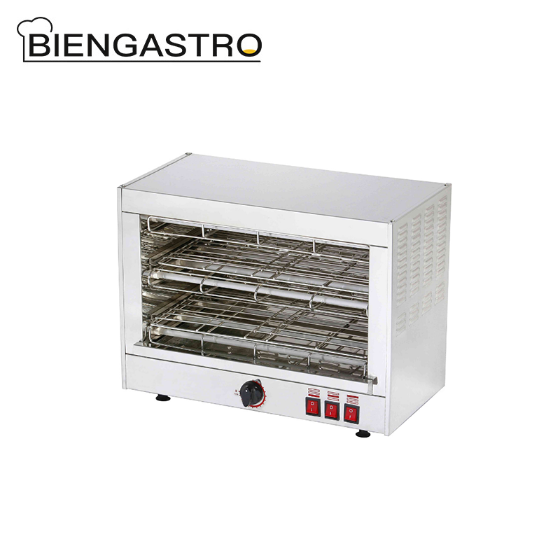 Electric Counter Top Quartzose Tube Salamander