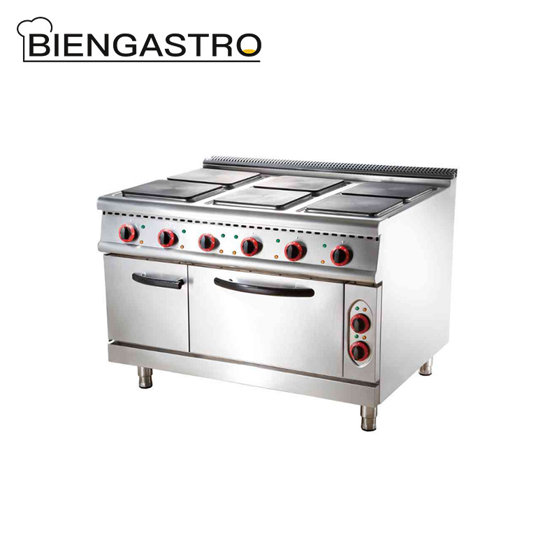 Electric Square Hot Plate Cooker with Oven