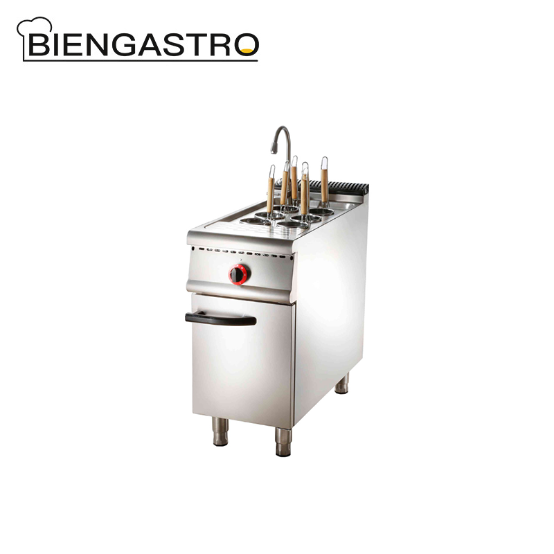 Gas Pasta Cooker with Cabinet