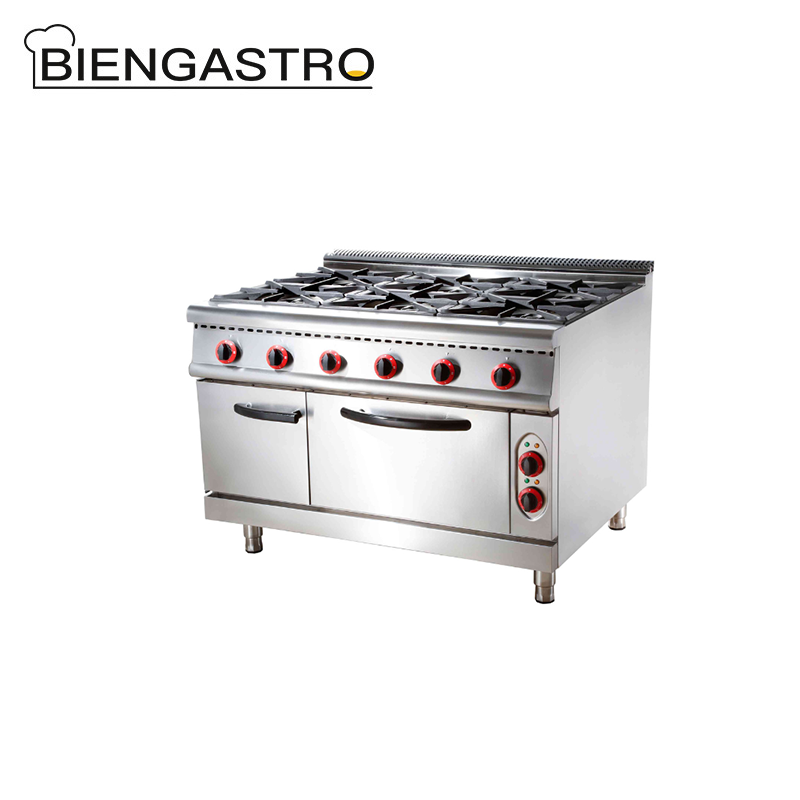 Gas Range Stove with Electric Oven