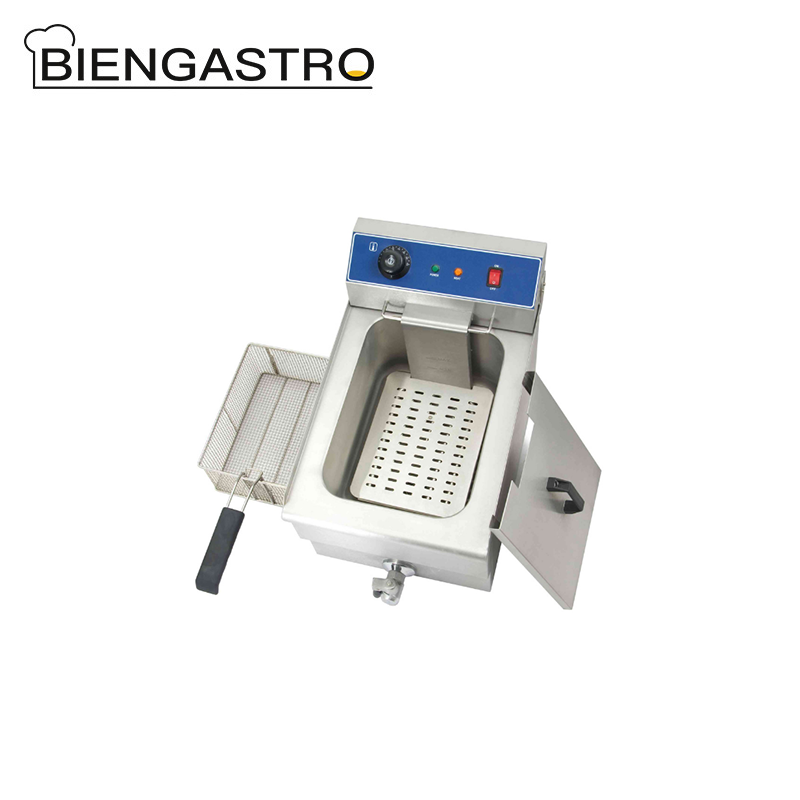 Bsst Single Tank Electric Fryer with Valve