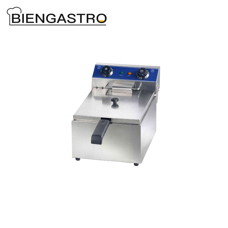 Commercial Single Tank Electric Fryer with Timer
