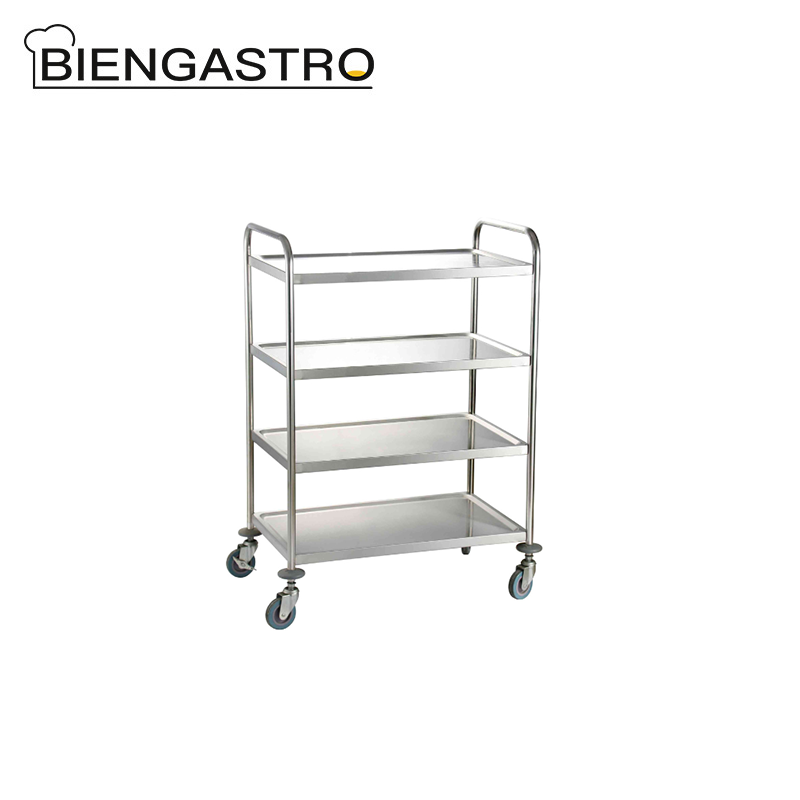 4 Layers Round-tube Dining Cart