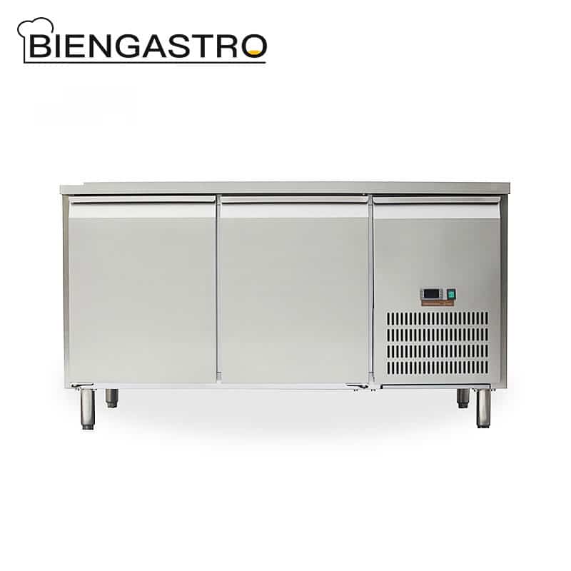 2 Doors Workbench Chiller Refrigerator