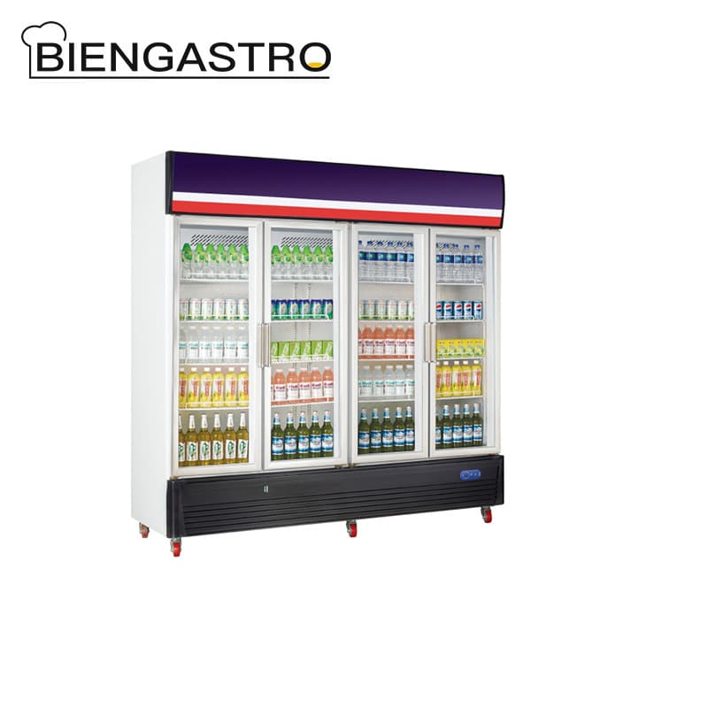 Upright Drink Display Showcase