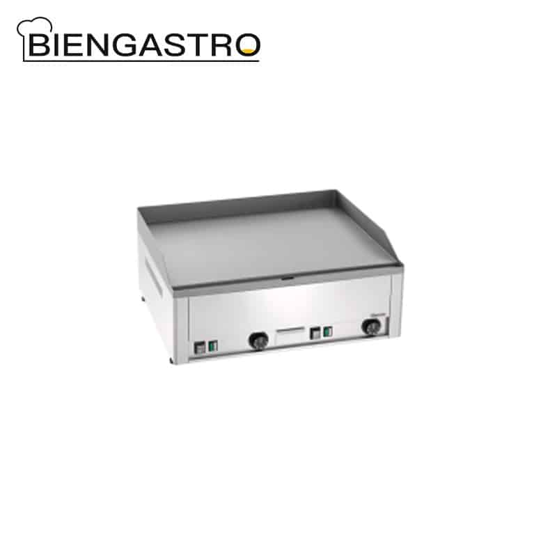 Electric Stainless Steel Griddle Smooth with Chrome
