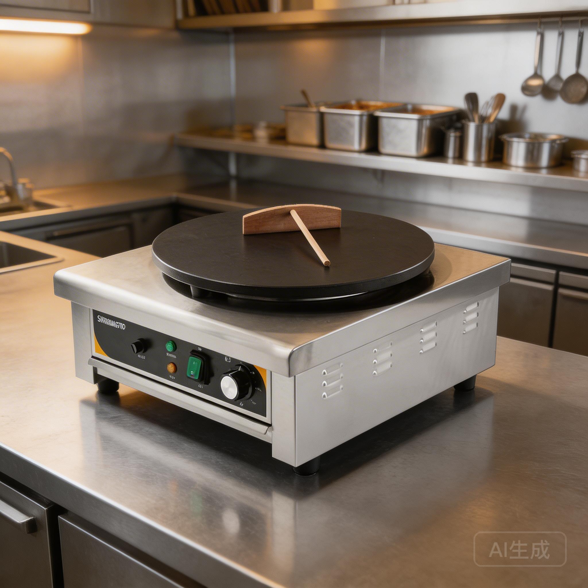 Commercial Electric Crepe Machine for Restaurants and Cafes