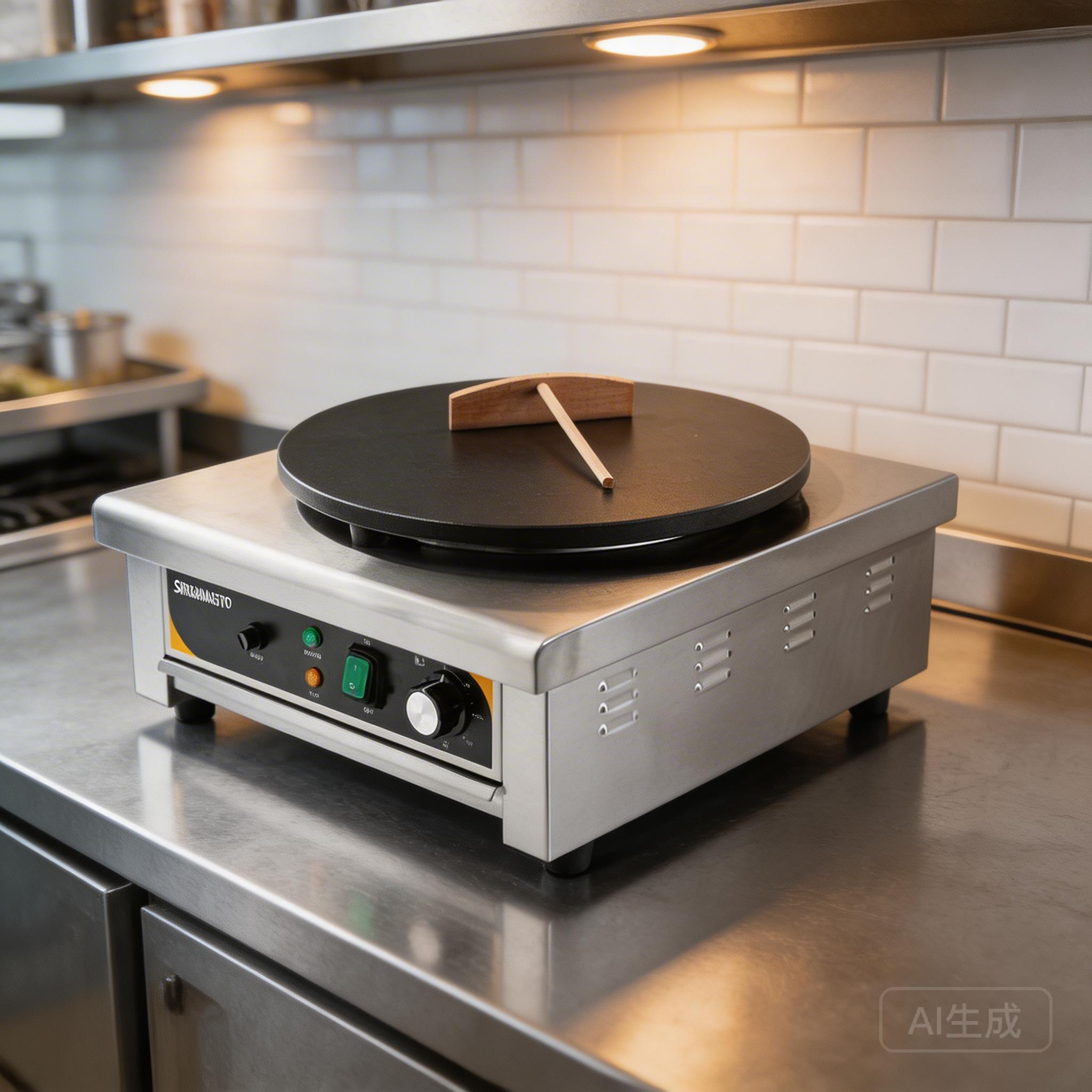 Durable Commercial Crepe Machine Materials: Teflon and Stainless Steel