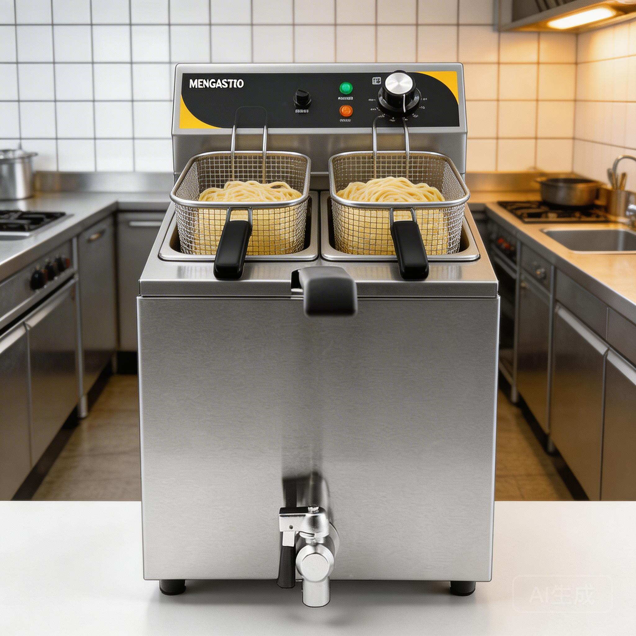 Commercial Pasta Cooker: Automatic Noodle Boiler in Restaurant Kitchen