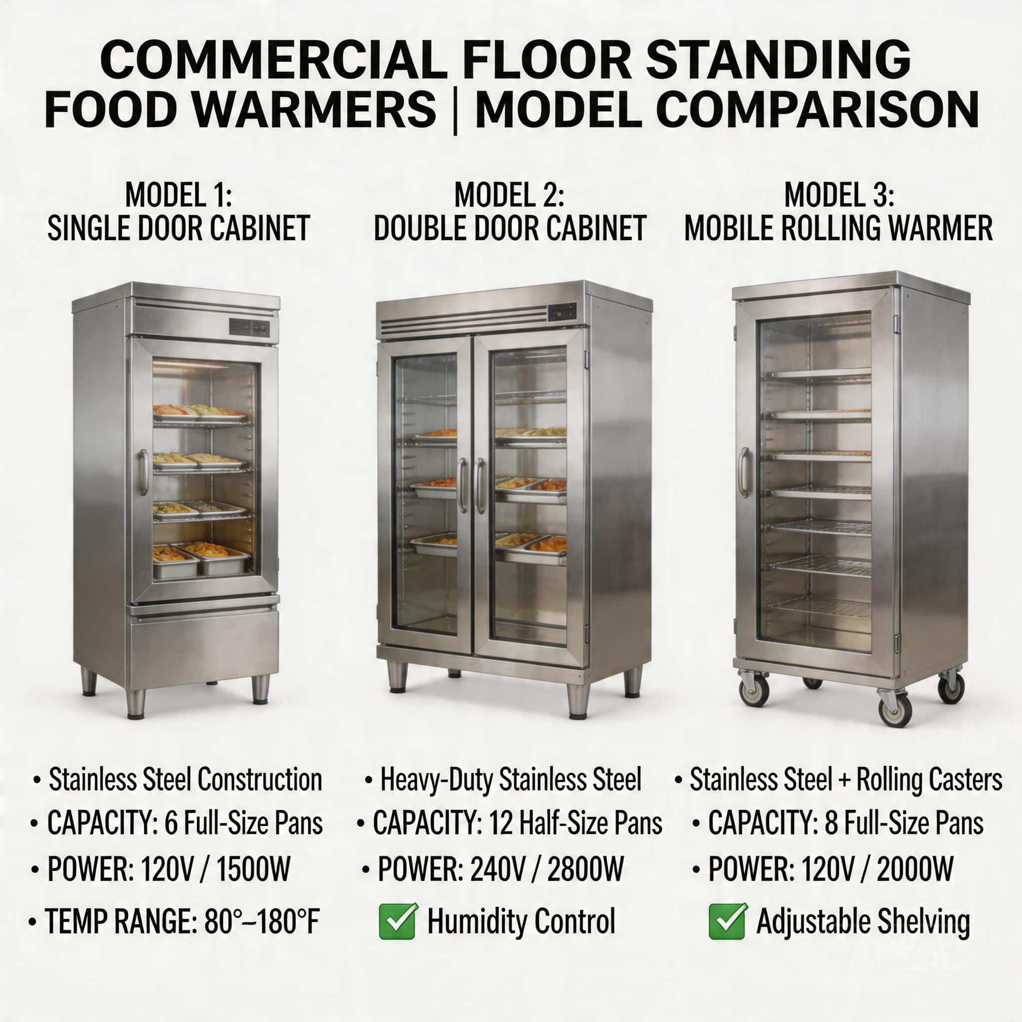 How to choose a commercial floor standing food warmer: step-by-step buying checklist