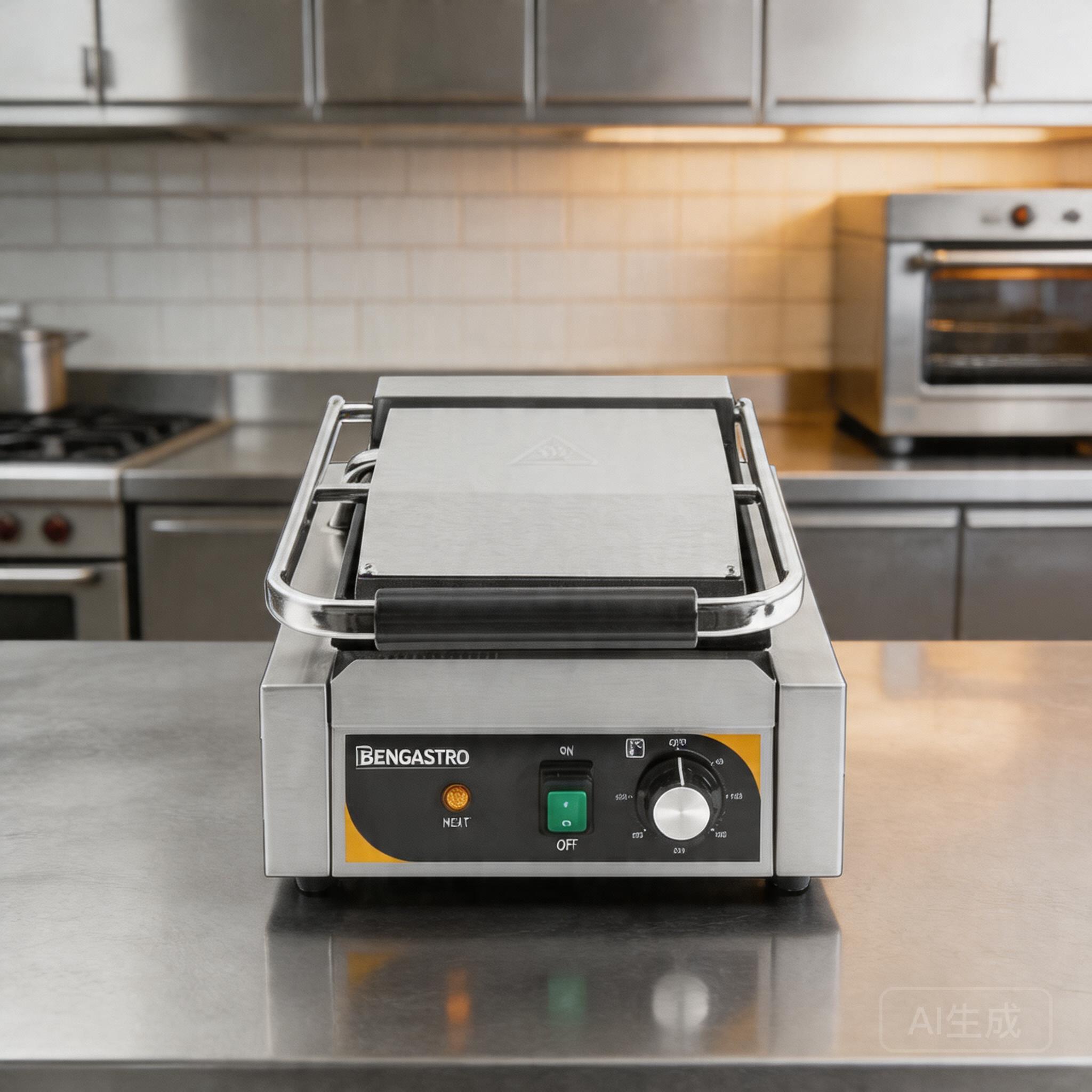 Commercial Electric Contact Grill for Restaurant