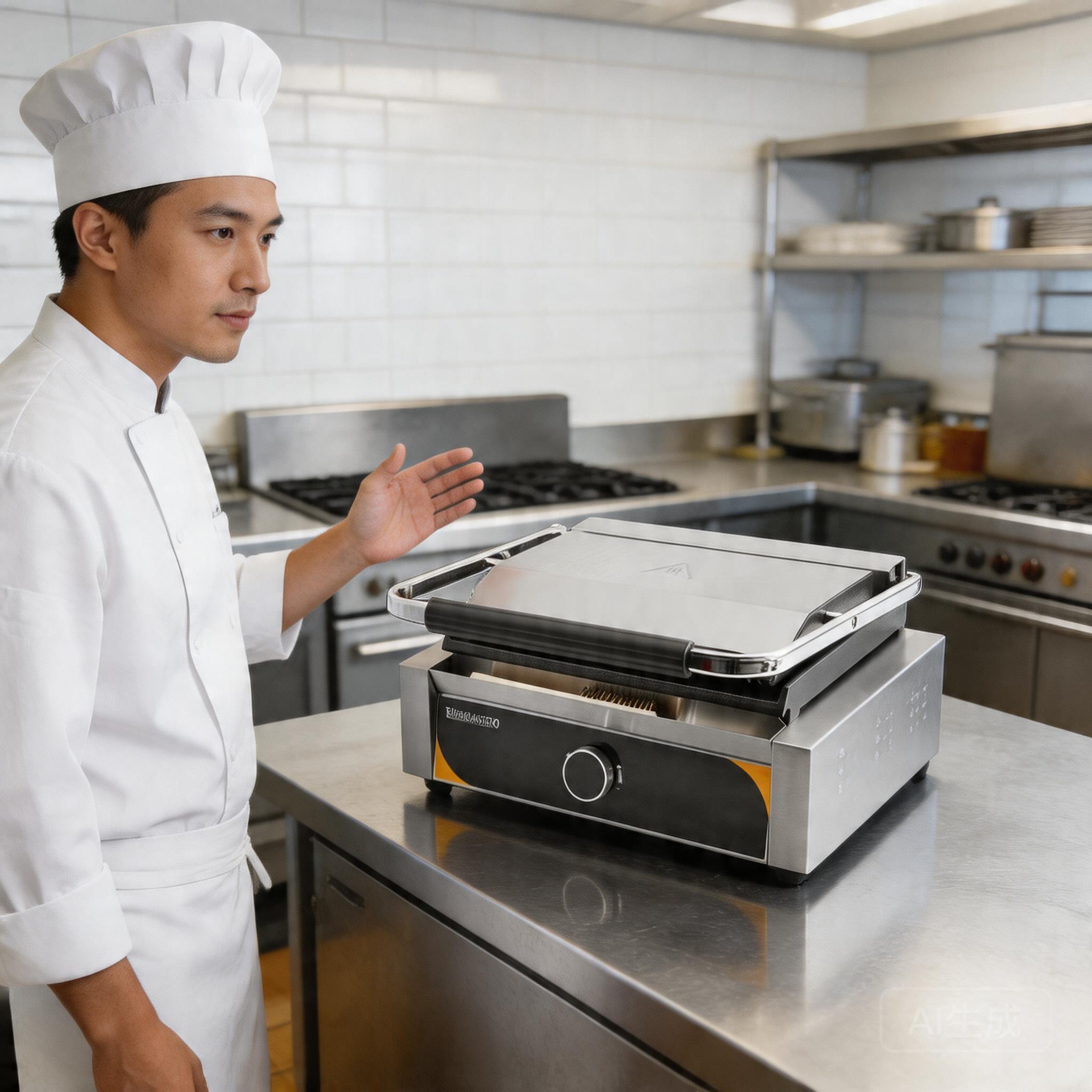 Sizing a commercial contact grill to fit your restaurant kitchen space