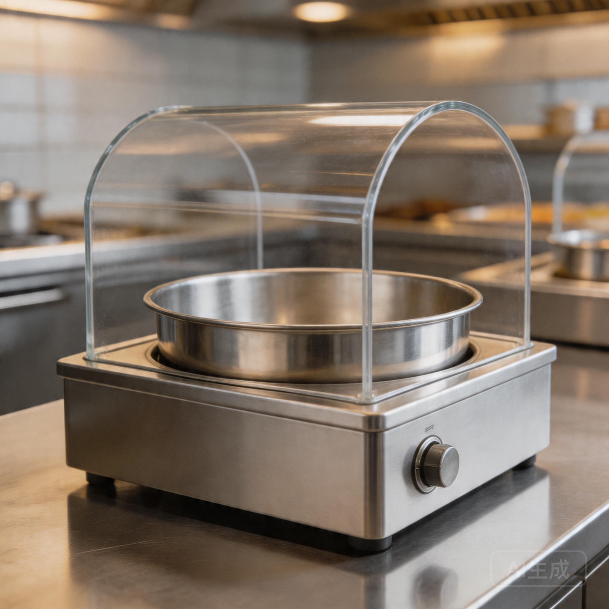 Image: Commercial food display warmer showcasing dishes