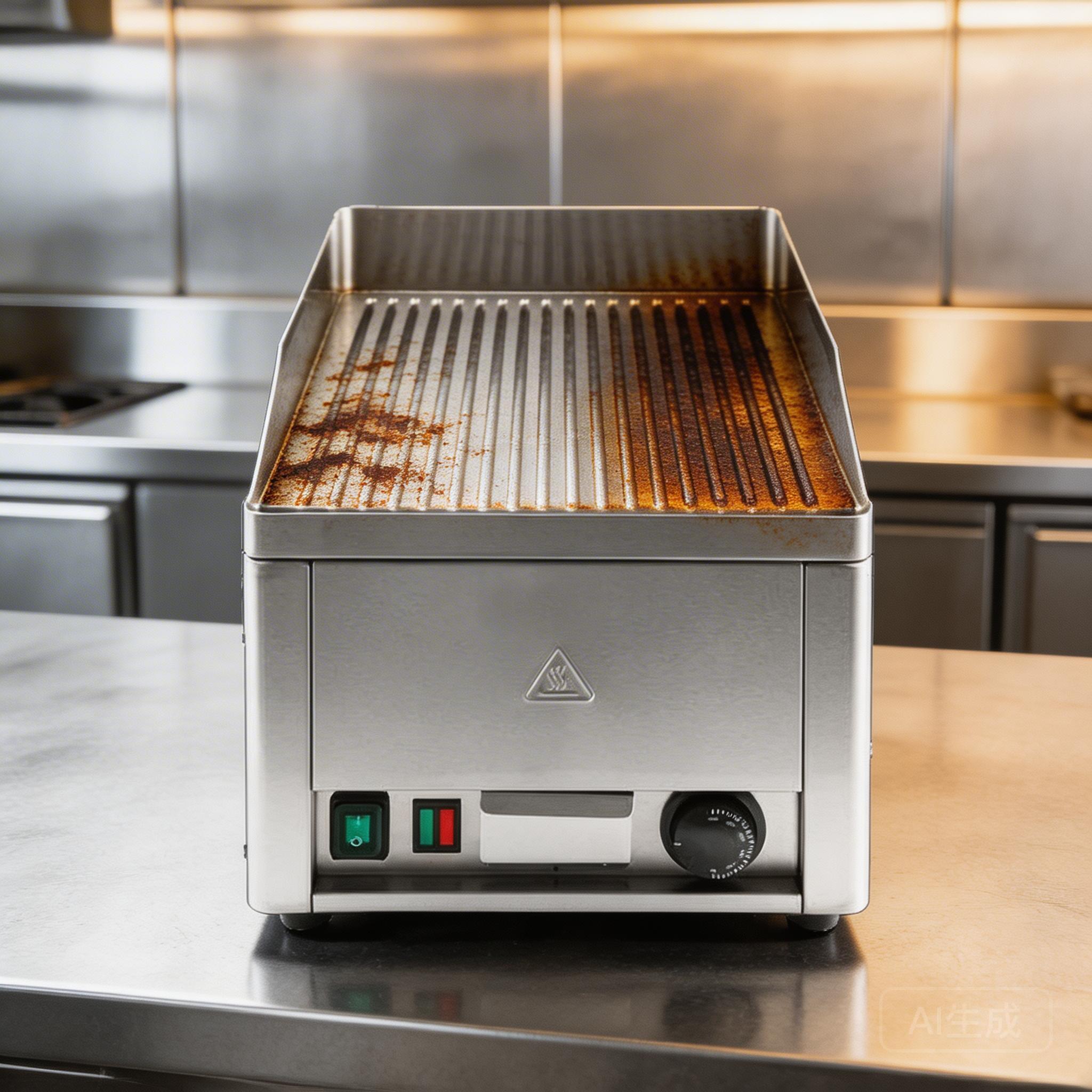 Troubleshooting electric griddle uneven heating and rust spots