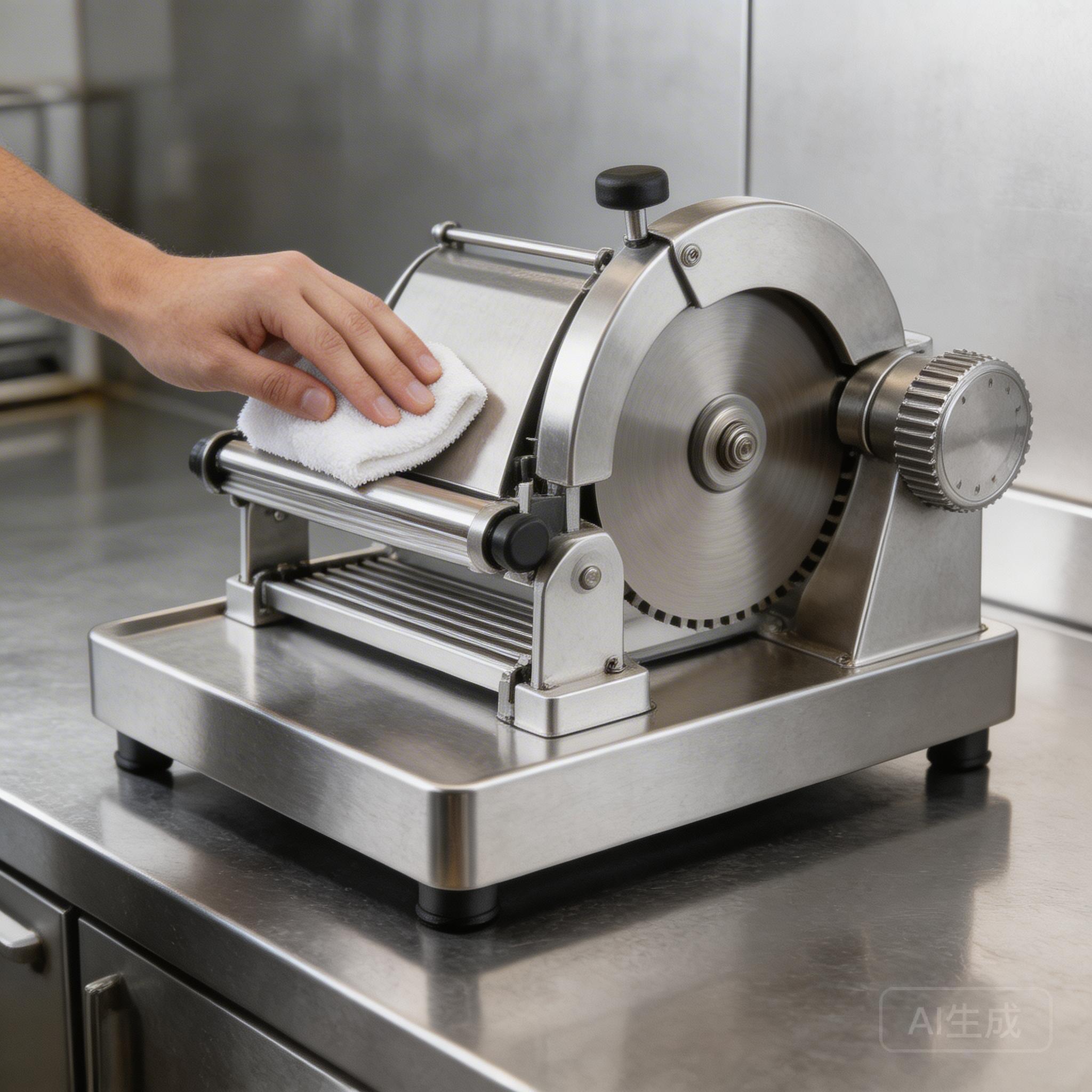 Commercial meat slicer cleaning and maintenance best practices