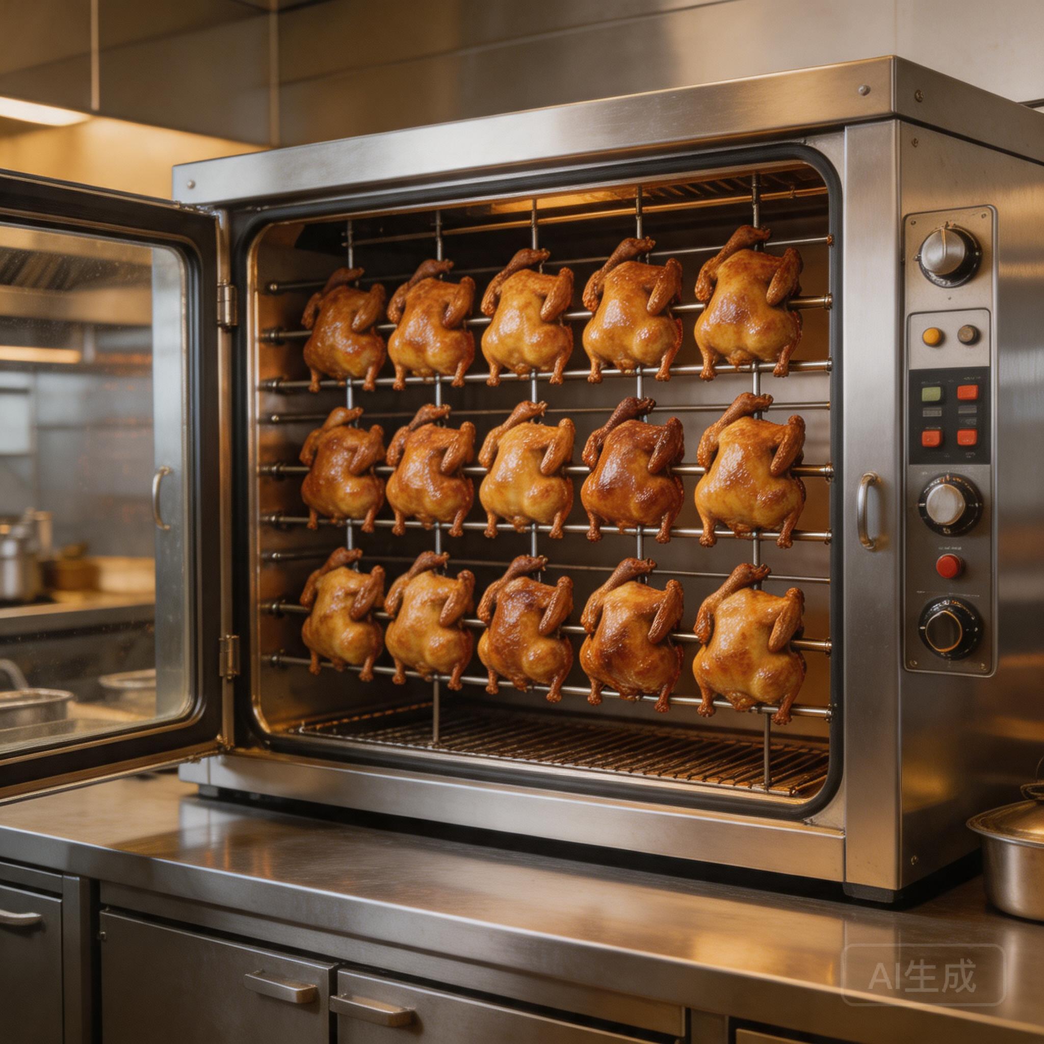 Commercial Rotisserie Oven Skewer Capacity
