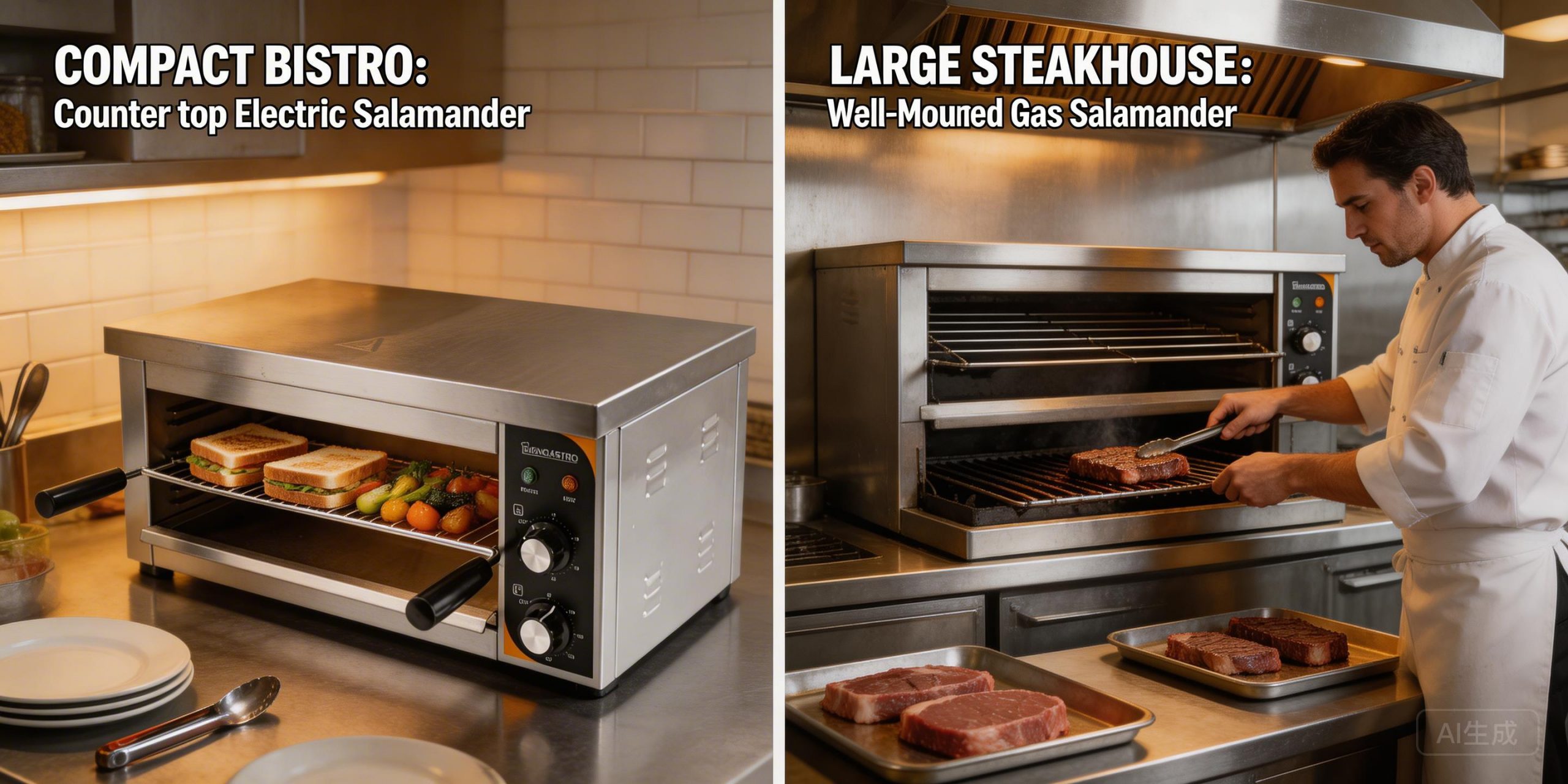 Matching Commercial Salamander Broiler to Kitchen Menu and Volume