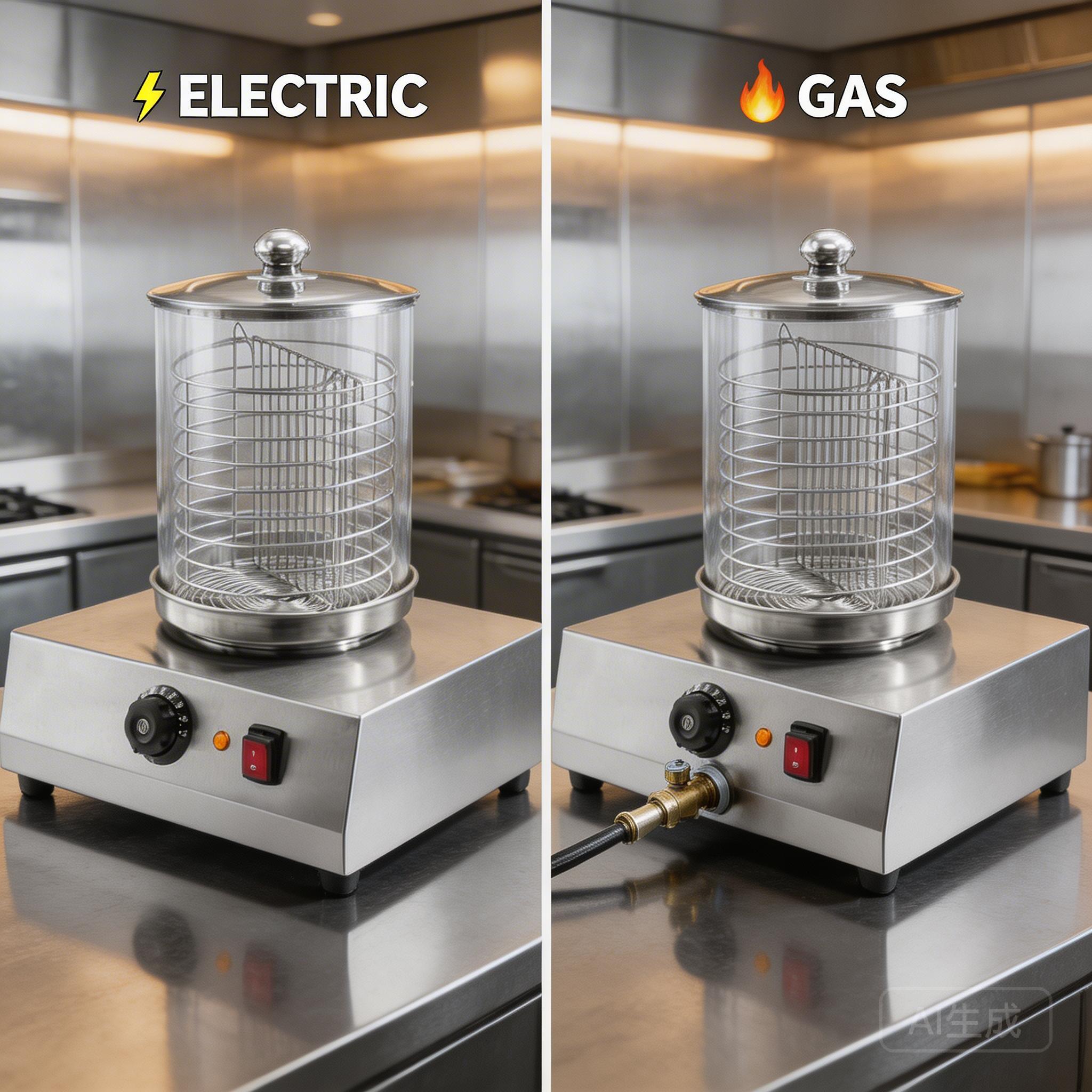 electric vs gas commercial food steamers comparison