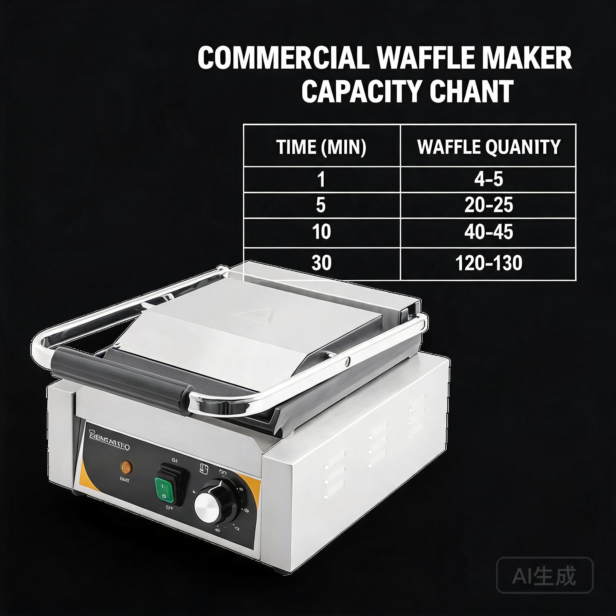 Commercial Waffle Maker Capacity Chart