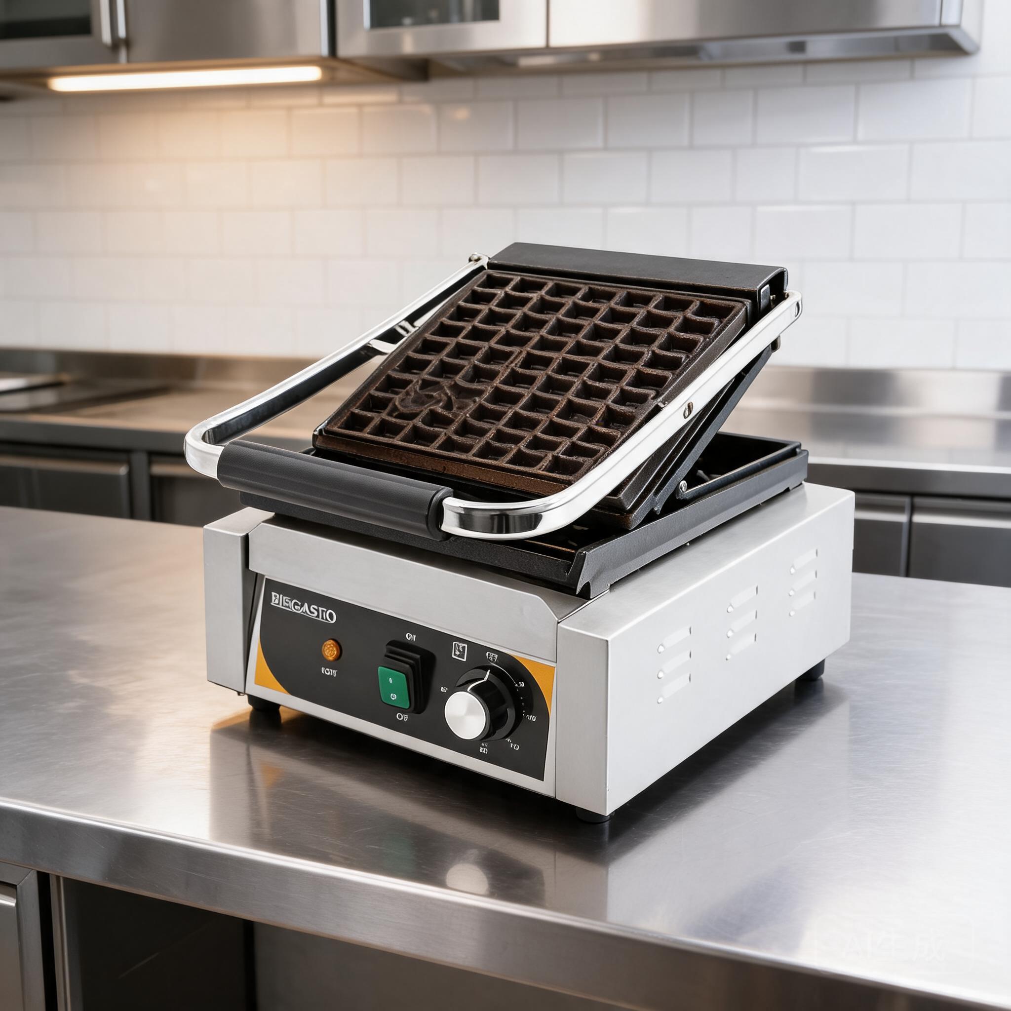 Stainless Steel Commercial Waffle Maker