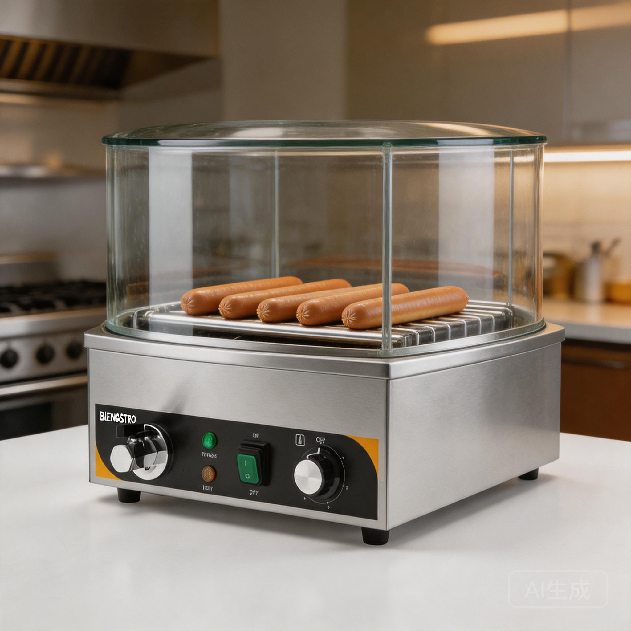 Cylinder Display Hot Dog Warmer - Biengastro