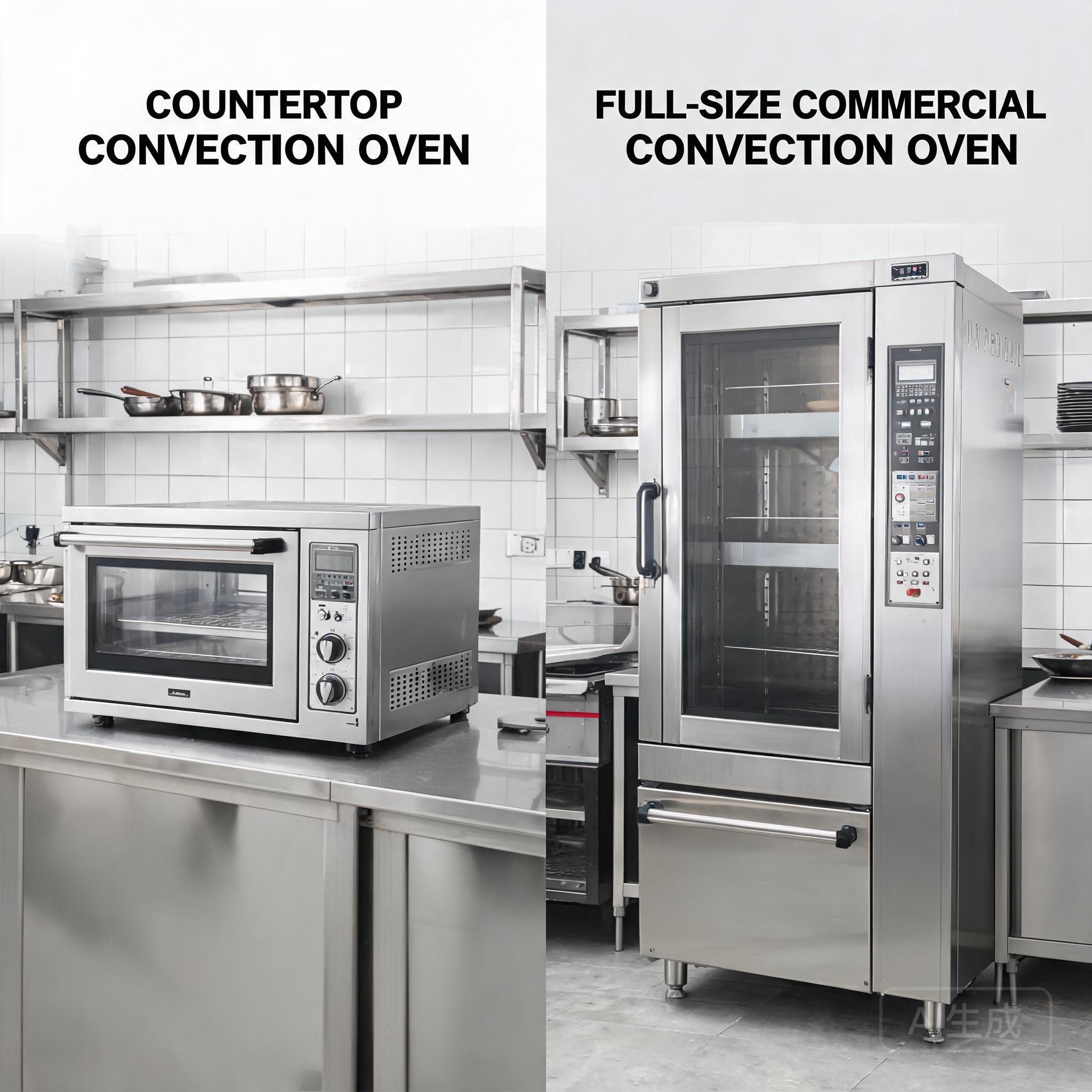 Biengastro countertop vs full-size commercial convection oven comparison